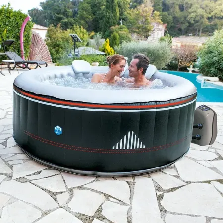 Spa Netspa Montana Negro 4 Personas 175x70 cm SP-MTA135C