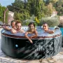 Spa Netspa Montana Negro 6 Personas 204x70 cm SP-MTA165C