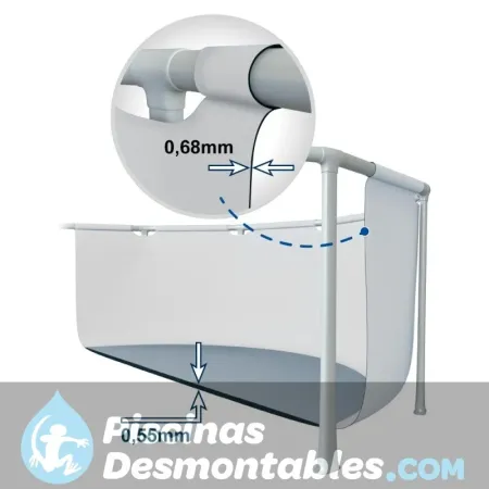 Limpiafondo Manual Medium Vac Gre AR20637