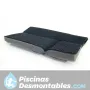 Sillón air deluxe aluminio con 7 posiciones compact y asiento largo