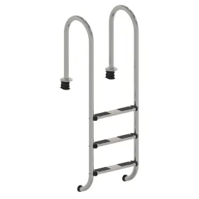 Escalera Muro para piscinas enterradas de 3 peldaños Gre 4027316