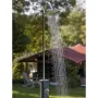 Ducha solar cuadrada de aluminio 18 l color negro Gre SSAL18