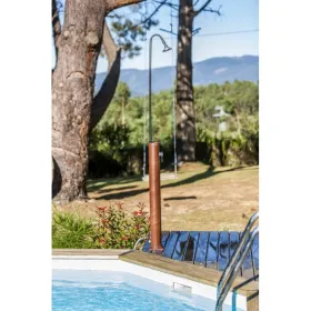 Ducha Solar Redonda 30 l PVC Oscuro Gre AR1030