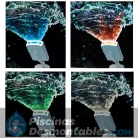 Ducha solar cuadrada de aluminio 18 l color negro Gre SSAL18