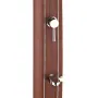 Ducha Solar Redonda 32 l Aspecto Madera Gre DSALR32W