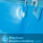 Proyector colgante LED para piscinas elevadas acero