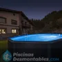 Proyector colgante LED para piscinas elevadas acero