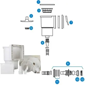 Despiece Skimmer Gre AR100
