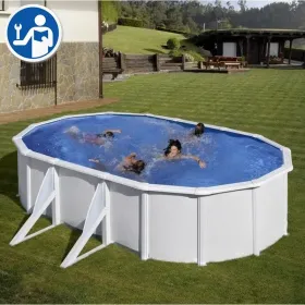 Repuestos Piscinas Ovaladas Blancas con Postes de 120 cm