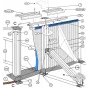 Repuestos Piscinas Ovaladas Blancas con Postes de 132 cm
