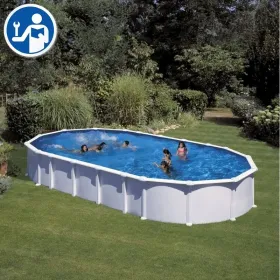 Repuestos Piscinas Ovaladas Blancas con Sistema Omegas de 132 cm