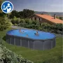 Repuestos Piscinas Ovaladas Imitación Grafito con Sistema Omegas de 132 cm