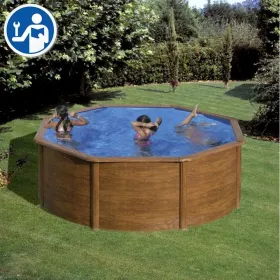 Repuestos Piscinas Redondas Imitación Madera de 120 cm