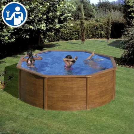 Repuestos Piscinas Redondas Imitación Madera de 120 cm