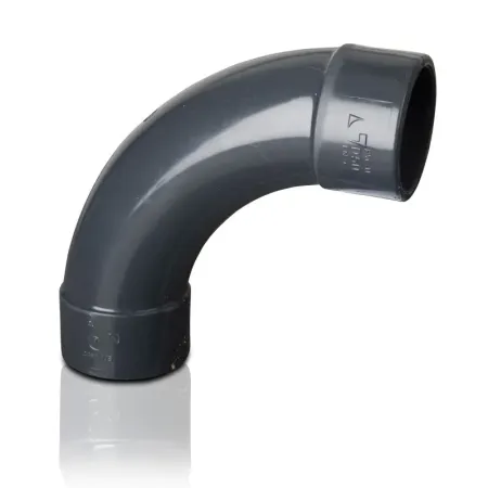 Racord curva 90 grados y Ø50 PN16 para encolar