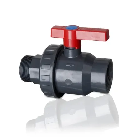 Válvula Ø50 PN10 manguito rosca macho