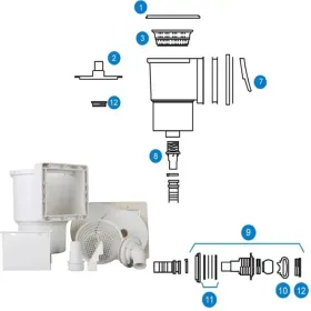 Despiece Skimmer Gre AR100