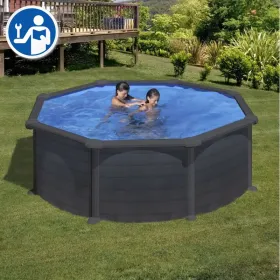 Repuestos Piscinas Redondas Imitación Grafito de 132 cm
