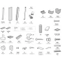 Repuestos Piscinas Ovaladas Imitación Grafito con Sistema Omegas de 132 cm