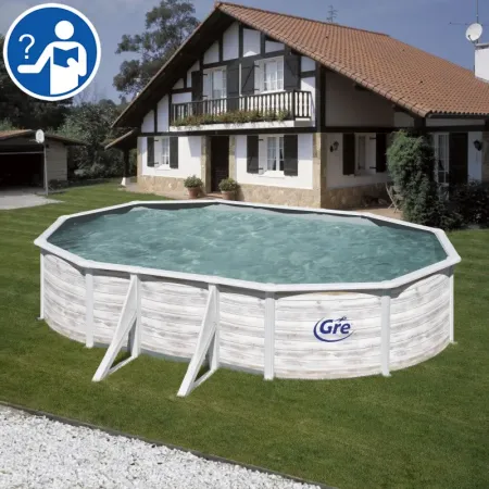 Repuestos Piscinas Ovaladas Nórdicas con Postes de 120 cm