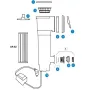 Despiece del Filtro de Cartucho Skimmer 3.8 m3/h Gre AR125