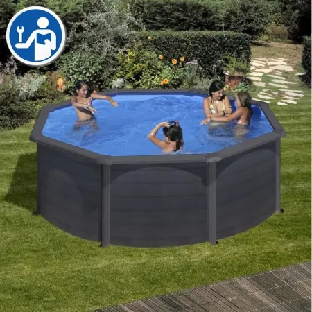 Repuestos Piscinas Redondas Imitación Grafito de 120 cm