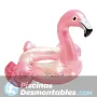 Rueda Flamingo Purpurina 99x89x71 cm Intex 56251NP