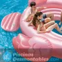 Hinchable Gigante Isla Mega Party Flamingo 358x315x163 cm Intex 57297EU