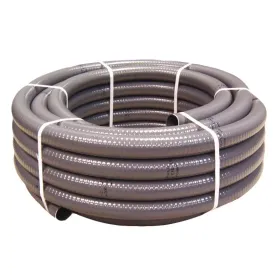 Tubo PVC gris semirígido 25 m y 50 mm de diámetro 40557