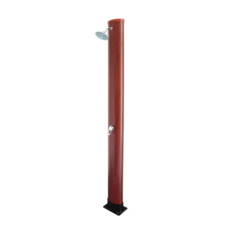 Ducha Solar 35 l PVC Imitación Madera Gre AR1035W