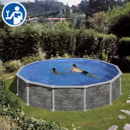 Repuestos Piscinas Redondas Imitación Piedra de 132 cm - Skyathos y Córcega