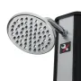 Ducha solar 35 l de PVC con grifo lavapiés color negro Gre AR1035P