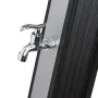Ducha solar 35 l de PVC con grifo lavapiés color negro Gre AR1035P