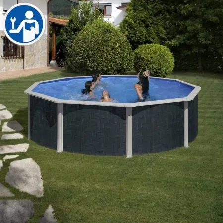 Repuestos Piscinas Redondas Imitación Rattán de 120 cm
