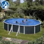 Repuestos Piscinas Ovaladas Imitación Rattán con Postes de 120 cm