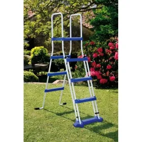 Escalera Seguridad 134 cm 2x3 peldaños con Plataforma Gre ES1150