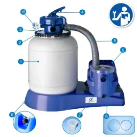 Despiece del Filtro de Arena Gre AR-1300