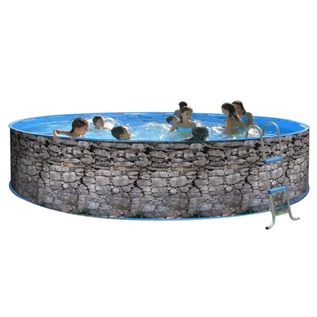 Piscina Toi Piedra Gris 350x90 8138