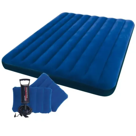 Cama Downy 152x203x22 con 2 Almohadas Intex 68765