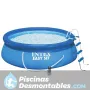 Piscina Intex Easy Set 457x107 cm con Depuradora y Escalera 56409