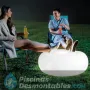Asiento Ottoman 86x33 cm con Luz Led 6 Colores Intex 68697