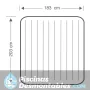 Cama de Aire Dura-Beam Standard Classic Downy 183x203x25 cm 64755