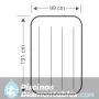 Cama Dura-Beam Basic Twin 99x191x42 cm 64122NP