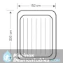 Cama Dura-Beam Basic Deluxe Queen con Bomba 152x203x42 cm Intex 64136NP