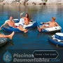 Rueda Hinchable 2 Personas con Nevera River Run2 Intex 243x157 cm 58837EU