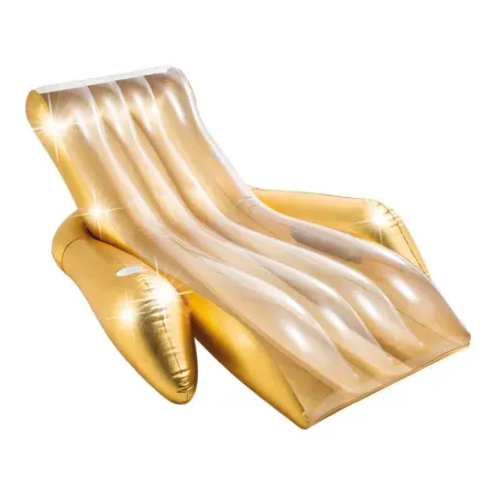 Colchoneta Lounge Purpurina oro 175x119x61 cm Intex 56803EU