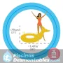 Rueda Sirena Purpurina Oro 147x107x79 cn Intex 56258EU