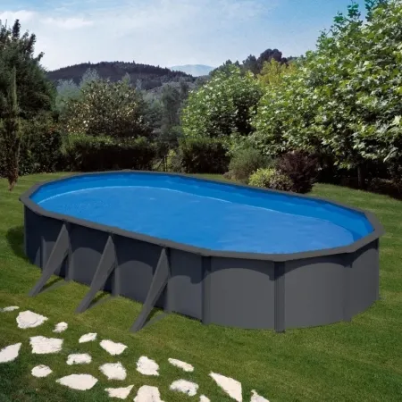 Piscina Gre Antracita 730x375x120 KIT730GY