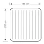 Cama de Aire Dura-Beam Standard Classic Downy 183x203x25 cm 64755