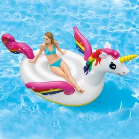 Hinchable Gigante Isla Mega Unicornio 287x193x165 cm Intex 57281EU